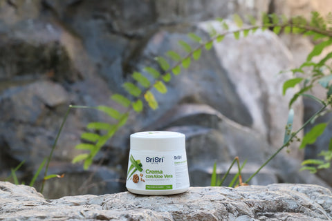 Crema con aloe vera y vitamina E